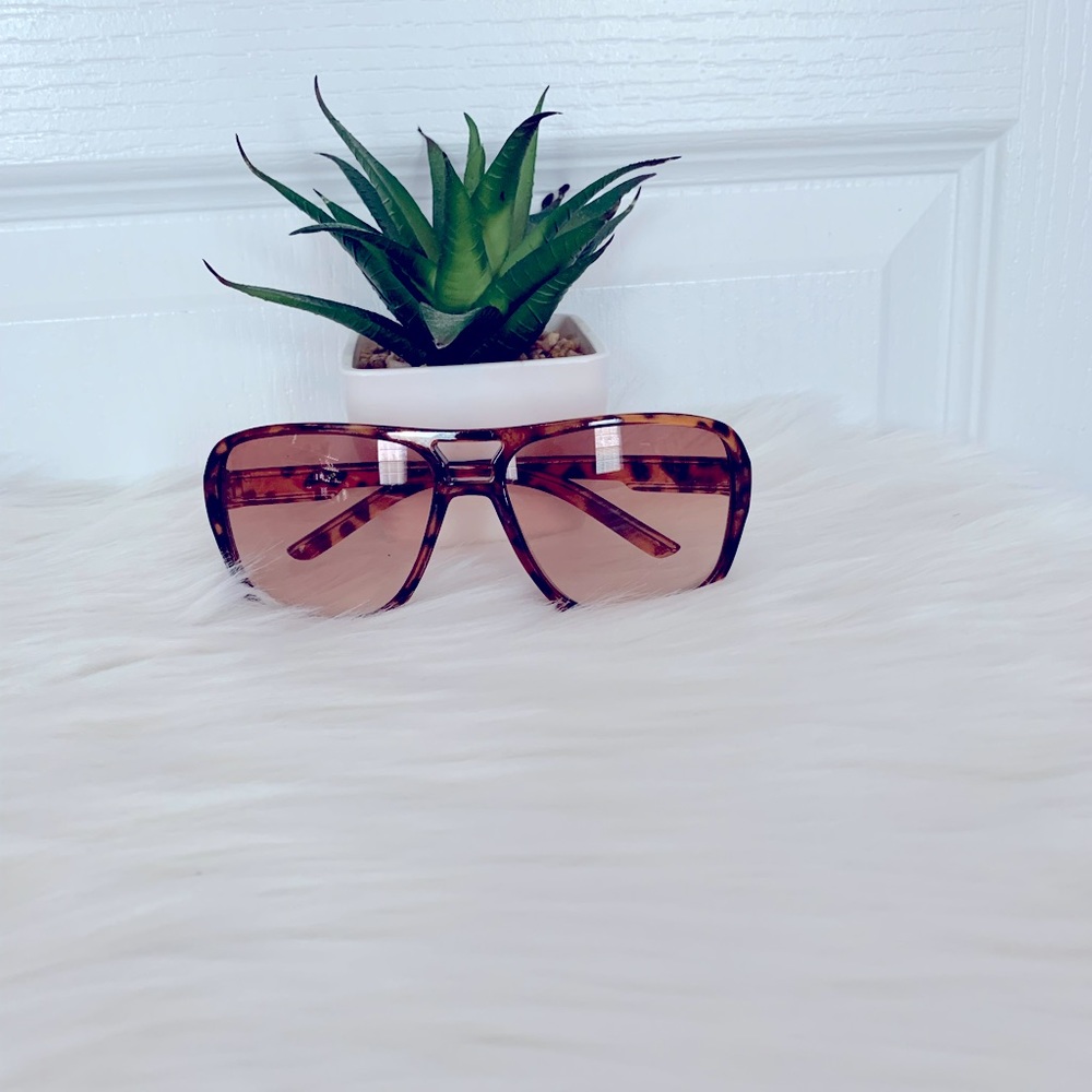 Cheetah Print Aviator Sunglasses
